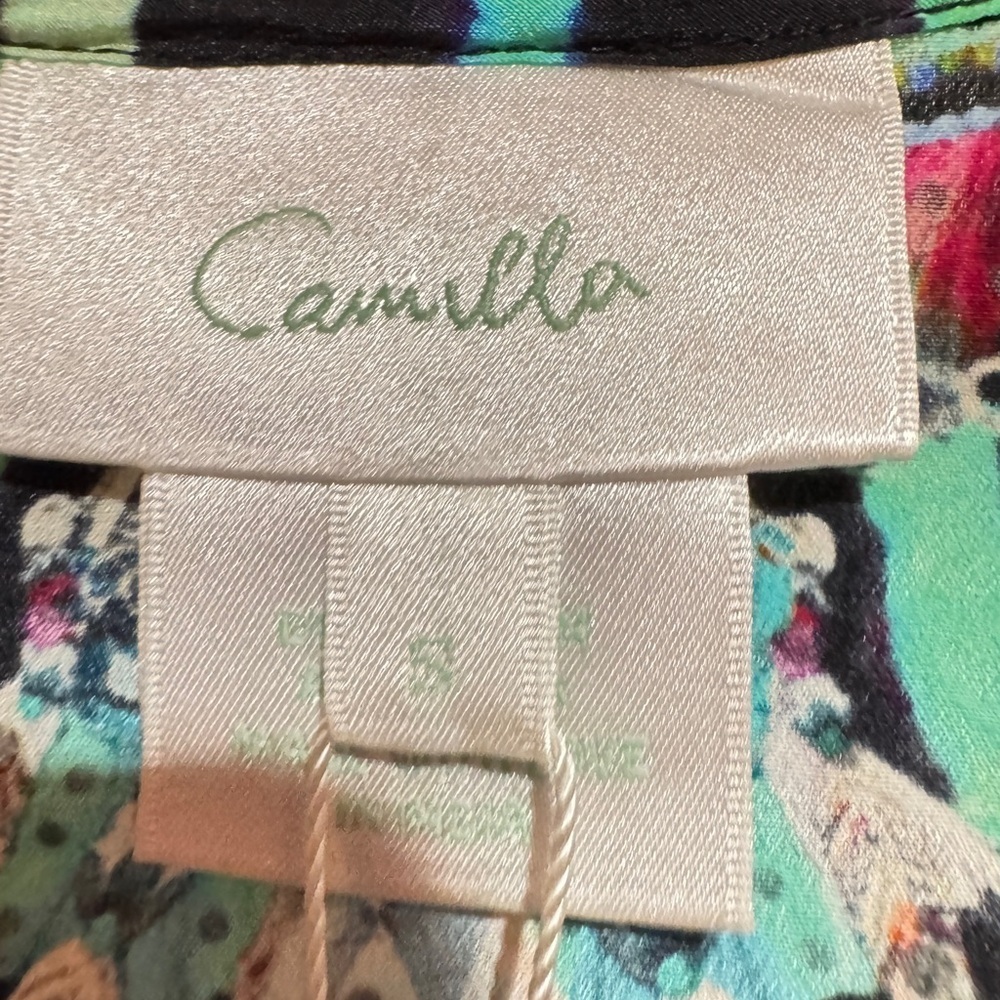 Camilla Vibrant Multicolor Beaded maxi dress. Size small. - Picture 6 of 6